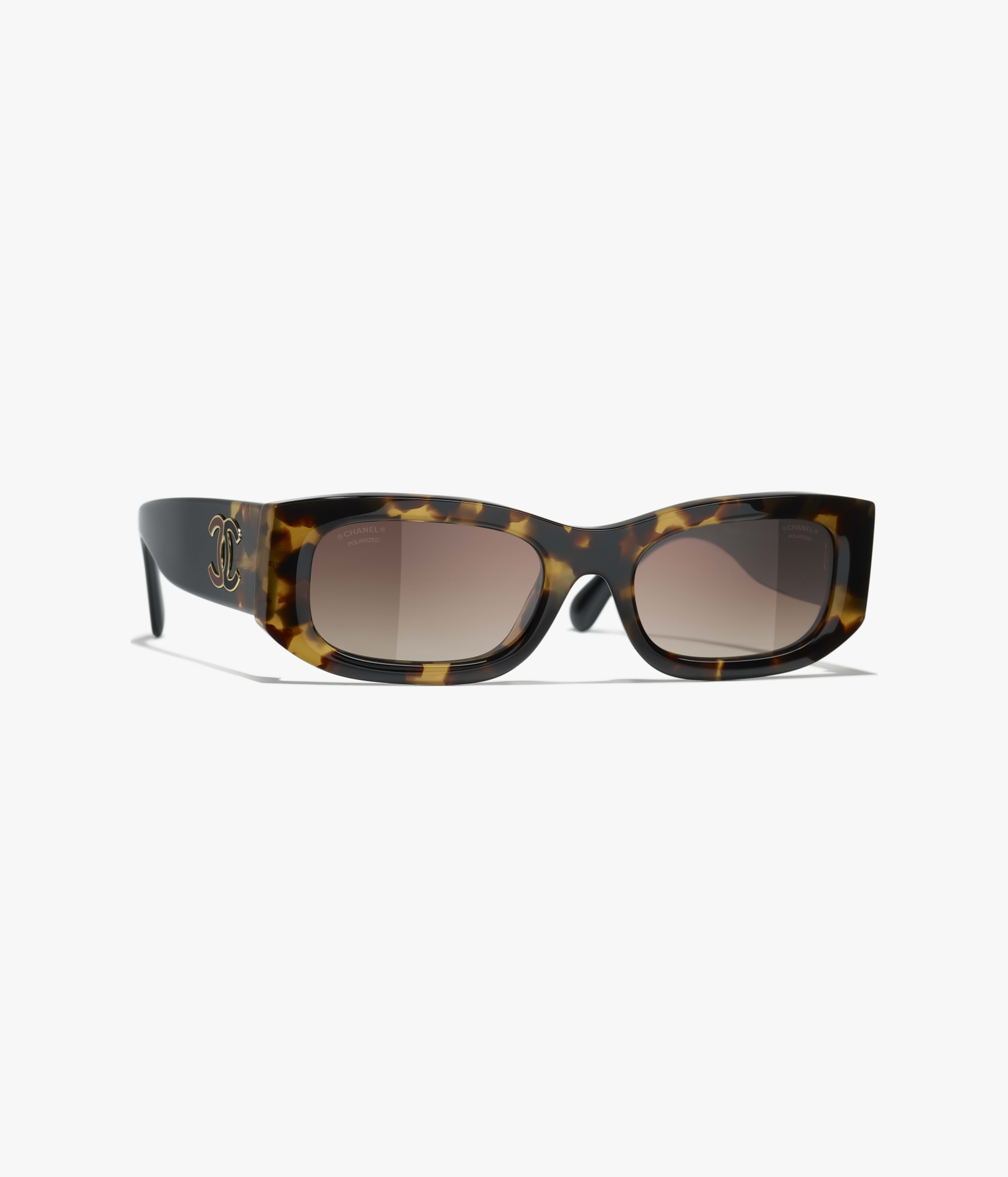 Rectangle Sunglasses - Sunglasses - Tortoise. Clips : Tortoise & Black